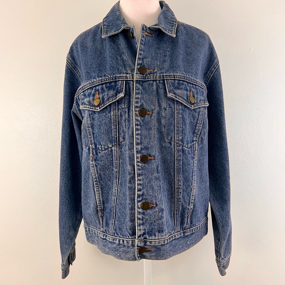 Vintage 90s medium wash denim jacket
